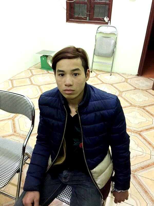 Ảnh 2. Đối tượng Ph&agrave;n Văn Trường tại cơ quan cảnh 