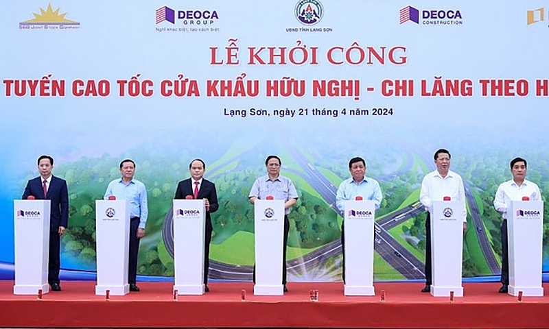 Thủ tướng ph&aacute;t lệnh khởi c&ocirc;ng Dự &aacute;n Cao tốc Chi Lăng-cửa khẩu Hữu Nghị