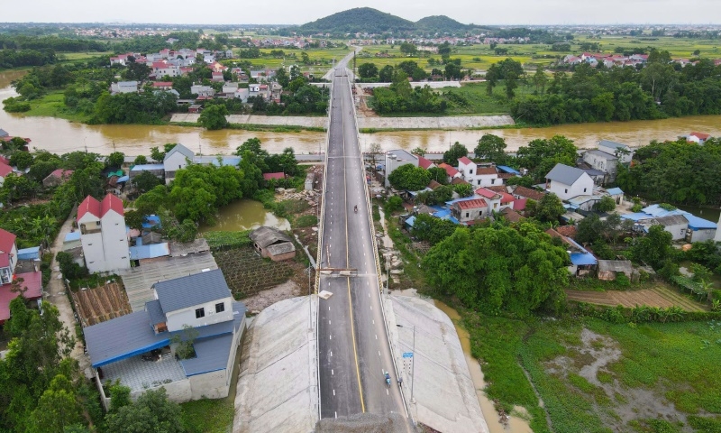 Bắc Giang: Cầu 540 tỷ chưa thể đưa v&agrave;o sử dụng do thiếu đường dẫn