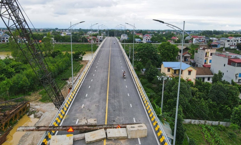 Bắc Giang: Cầu 540 tỷ chưa thể đưa v&agrave;o sử dụng do thiếu đường dẫn