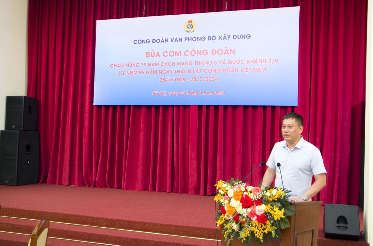 C&ocirc;ng đo&agrave;n Văn ph&ograve;ng Bộ X&acirc;y dựng tổ chức &ldquo;Bữa cơm C&ocirc;ng đo&agrave;n&rdquo; gắn kết đo&agrave;n vi&ecirc;n