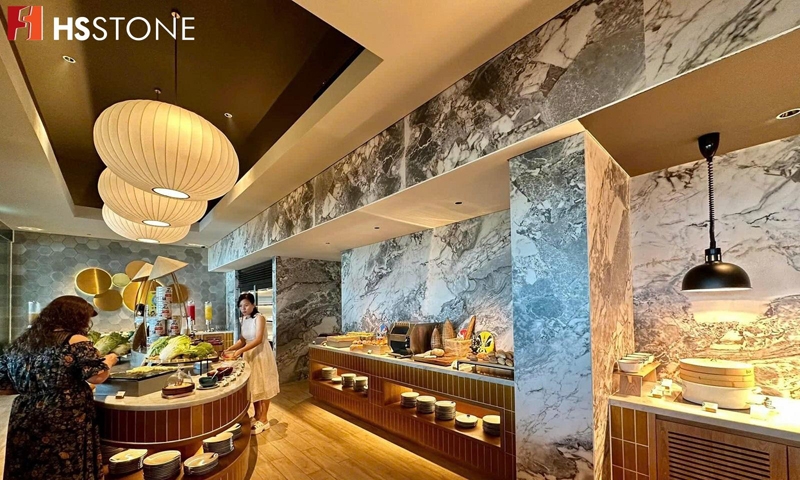 Trang tr&iacute; nội thất sang trọng với đ&aacute; nung kết cao cấp