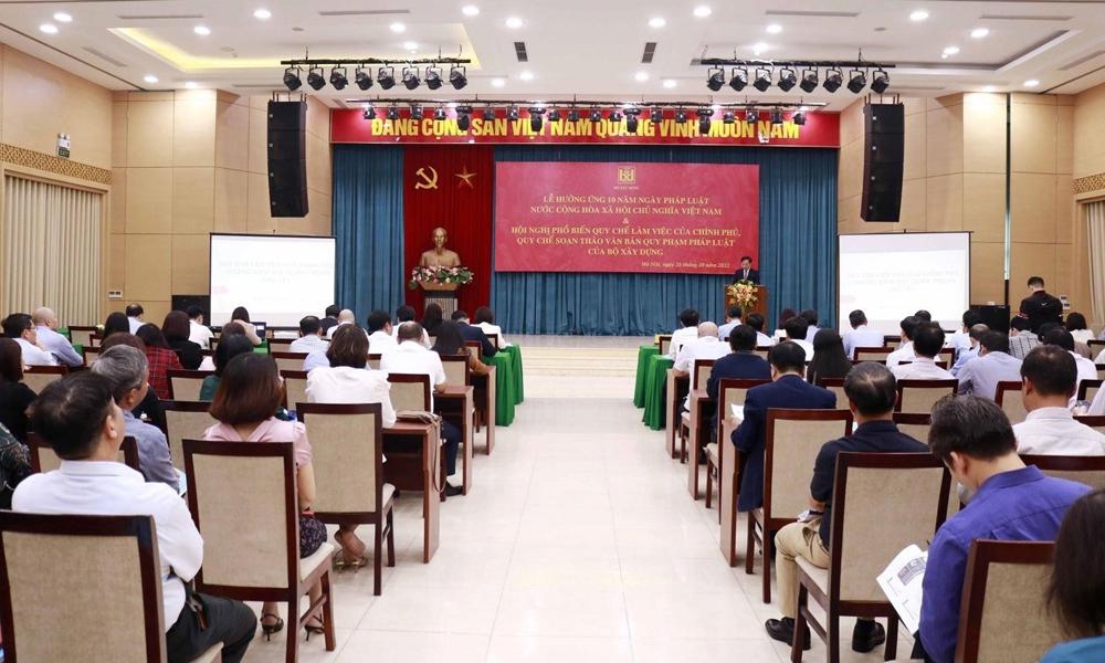 Bộ Xây dựng ban hành quy chế soạn thảo, ban hành, thi hành văn bản quy phạm pháp luật- Ảnh 2. Bộ Xây dựng ban hành Kế hoạch kiểm tra văn bản quy phạm pháp luật thuộc lĩnh vực quản lý