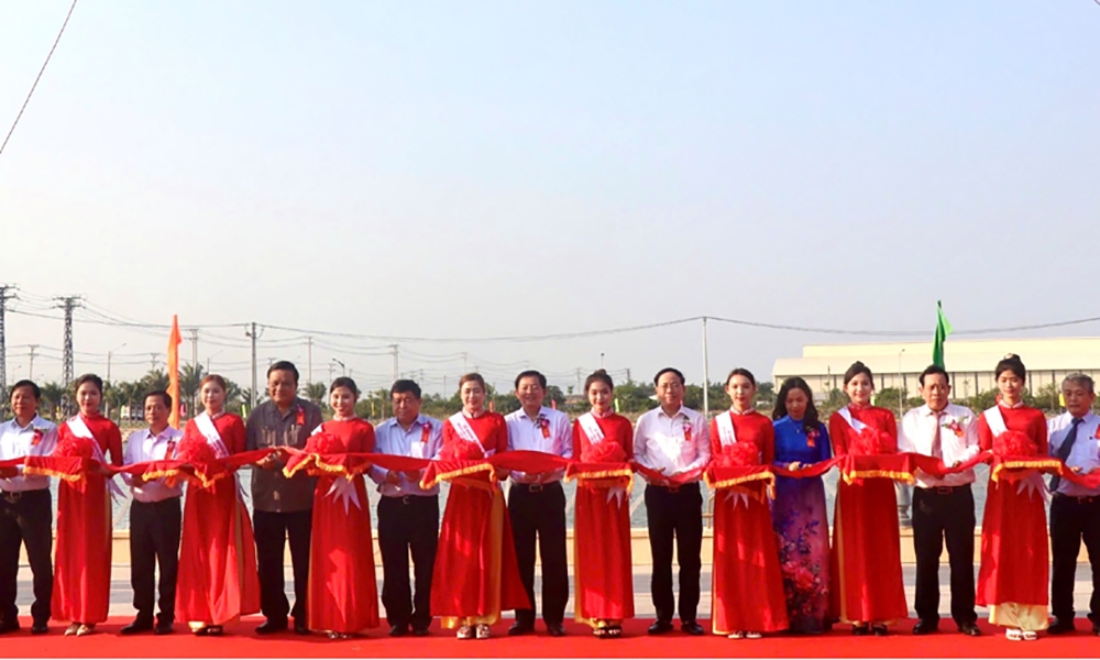 B&igrave;nh Định: Kh&aacute;nh th&agrave;nh dự &aacute;n hệ thống ti&ecirc;u tho&aacute;t lũ s&ocirc;ng Dinh