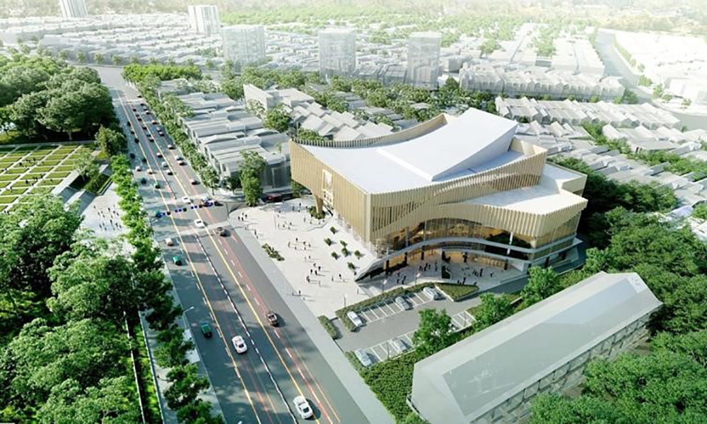 Nh&agrave; h&aacute;t, trung t&acirc;m văn h&oacute;a v&agrave; thư viện tổng hợp Gia Lai: Điểm nhấn mới của đ&ocirc; thị Pleiku