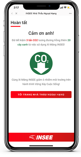 INSEE Việt Nam ra mắt công cụ tính lượng CO2 tiết kiệm khi dùng xi măng INSEE insee viet nam ra mat cong cu tinh luong co2 tiet kiem khi dung xi mang insee
