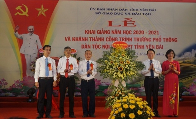 Yên Bái: Tổ chức Lễ khai giảng và khánh thành công trình trường Phổ thông Dân tộc Nội trú THPT tỉnh yen bai to chuc le khai giang va khanh thanh cong trinh truong pho thong dan toc noi tru thpt tinh
