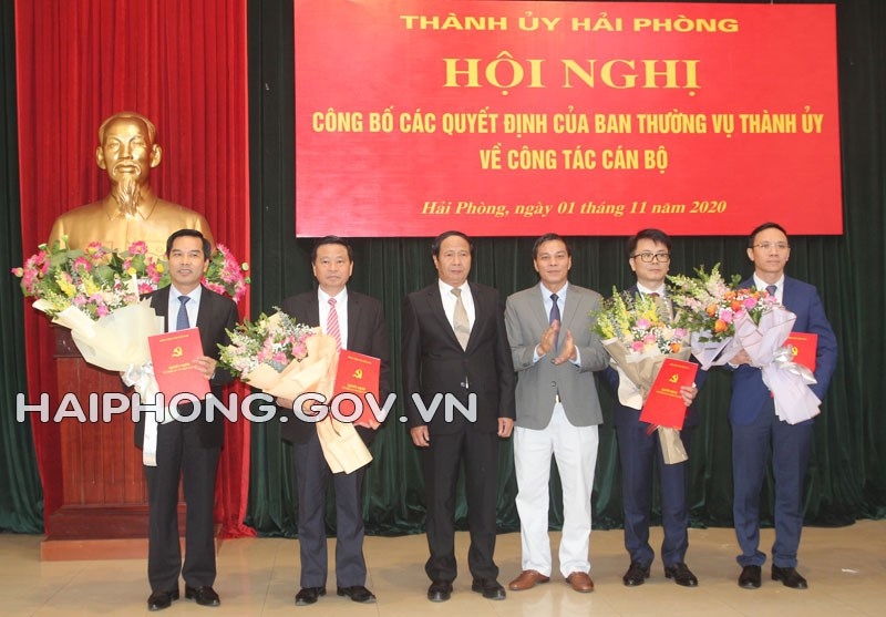 hai phong dieu dong bo nhiem nhieu can bo thanh uy
