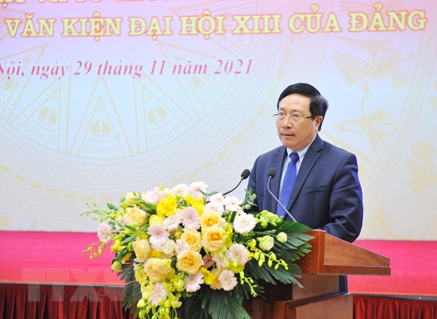 Xây dựng, hoàn thiện hệ thống pháp luật theo Văn kiện Đại hội XIII xay dung hoan thien he thong phap luat theo van kien dai hoi xiii