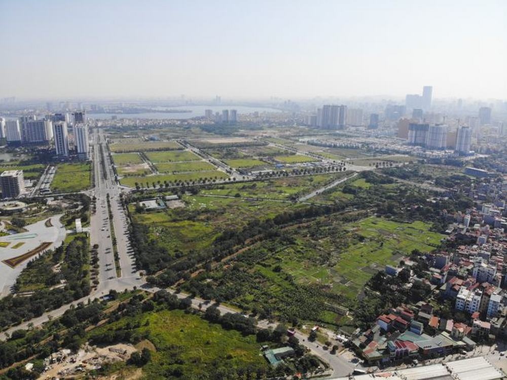 Ngắm tuyến đường 10 làn xe chưa được đặt tên tại thủ đô ngam tuyen duong 10 lan xe chua duoc dat ten tai thu do