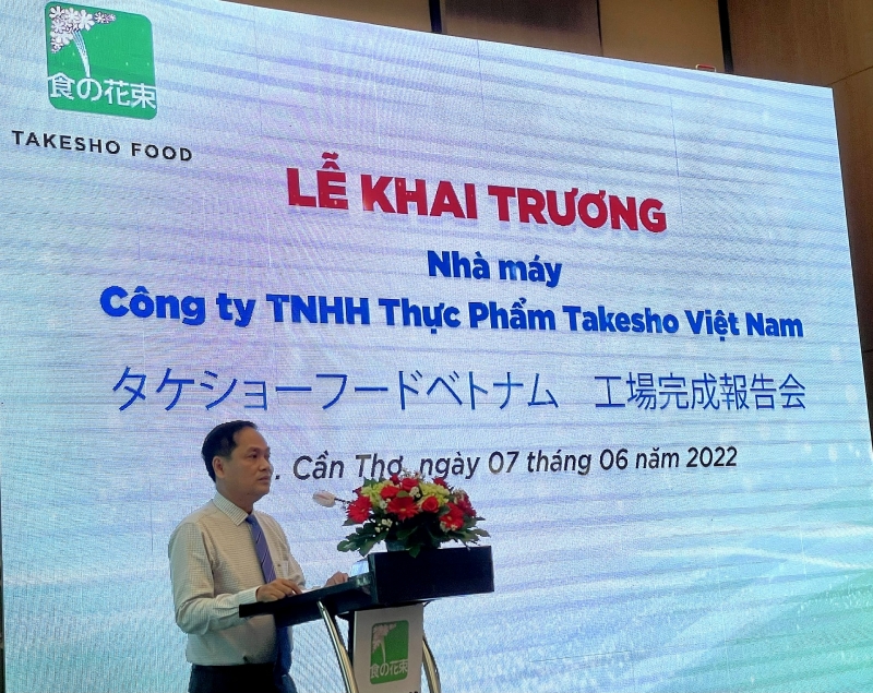 can tho khai truong nha may thuc pham takesho viet nam