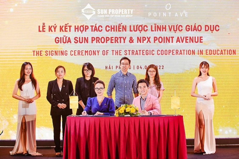 sun property ky ket hop tac voi tap doan giao duc tu nhan npx point avenue