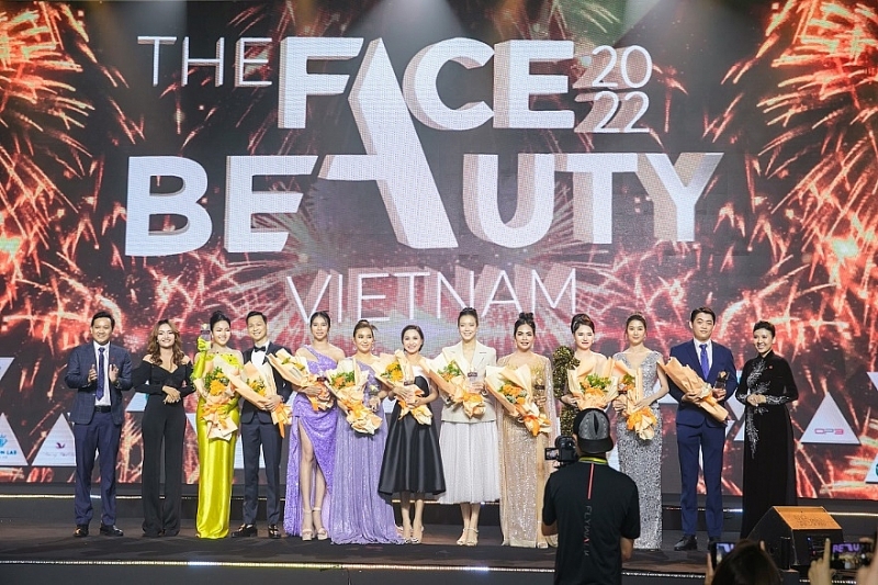 the face beauty 2022 su kien ton vinh nganh lam dep viet nam