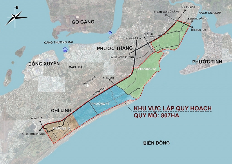 ba ria vung tau phe duyet do an dieu chinh quy hoach phan khu ty le 12000 khu du lich chi linh cua lap