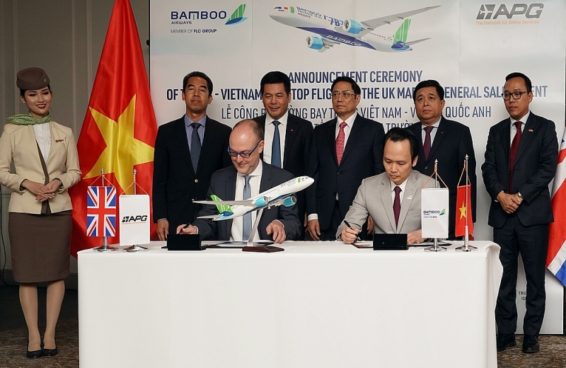 bamboo airways cong bo duong bay thang viet anh va ra mat tong dai ly tai anh