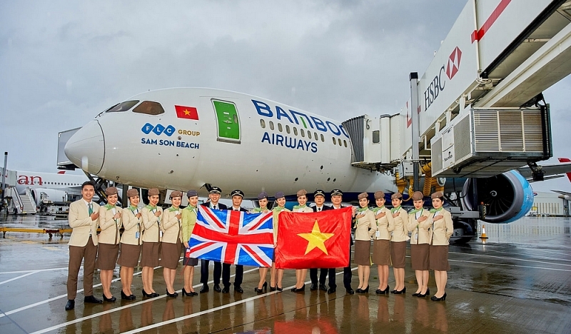 bamboo airways cong bo duong bay thang viet anh va ra mat tong dai ly tai anh