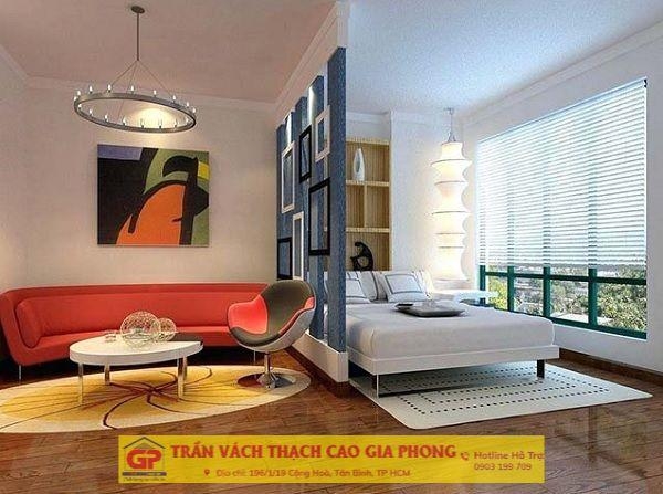 Vách thạch cao 2 mặt: Giải pháp toàn diện trong kiến trúc và trang trí nội thất vach ngan thach cao giai phap toan dien trong kien truc va trang tri noi that