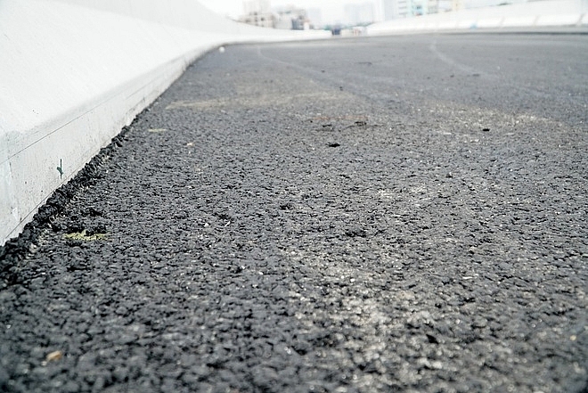 ha noi gap rut thi cong duong vanh dai 3 tren cao truoc ngay thong xe