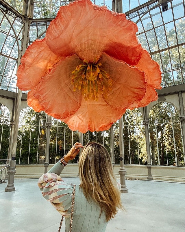 cung dien pha le tram tuoi hut khach check in