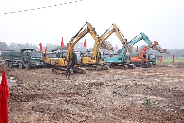 Thành phố Hà Nội khởi công xây dựng đường Tây Thăng Long thanh pho ha noi khoi cong xay dung duong tay thang long