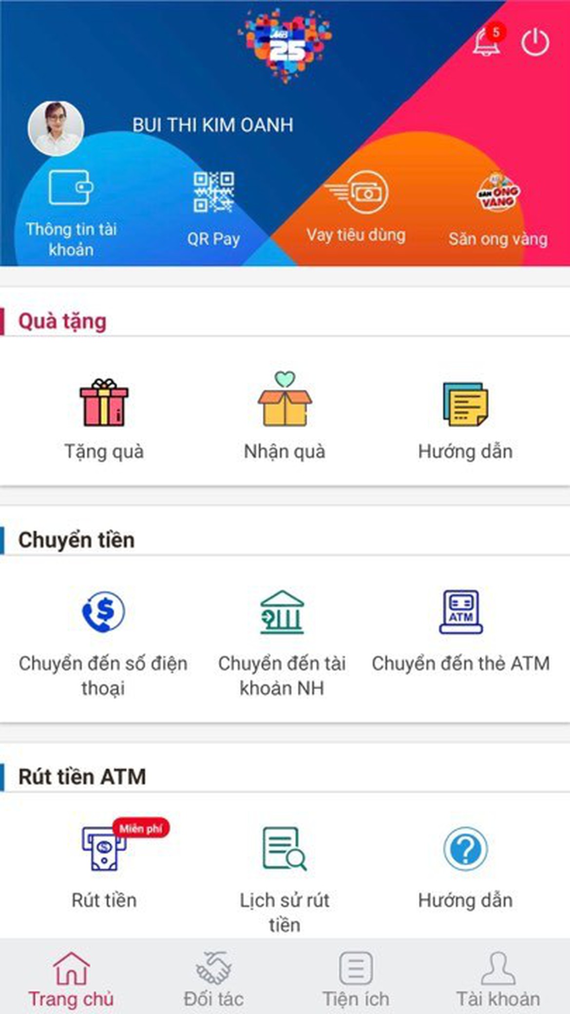 Chuyển tiền và nhận tiền trong 1 giây với app MBbank