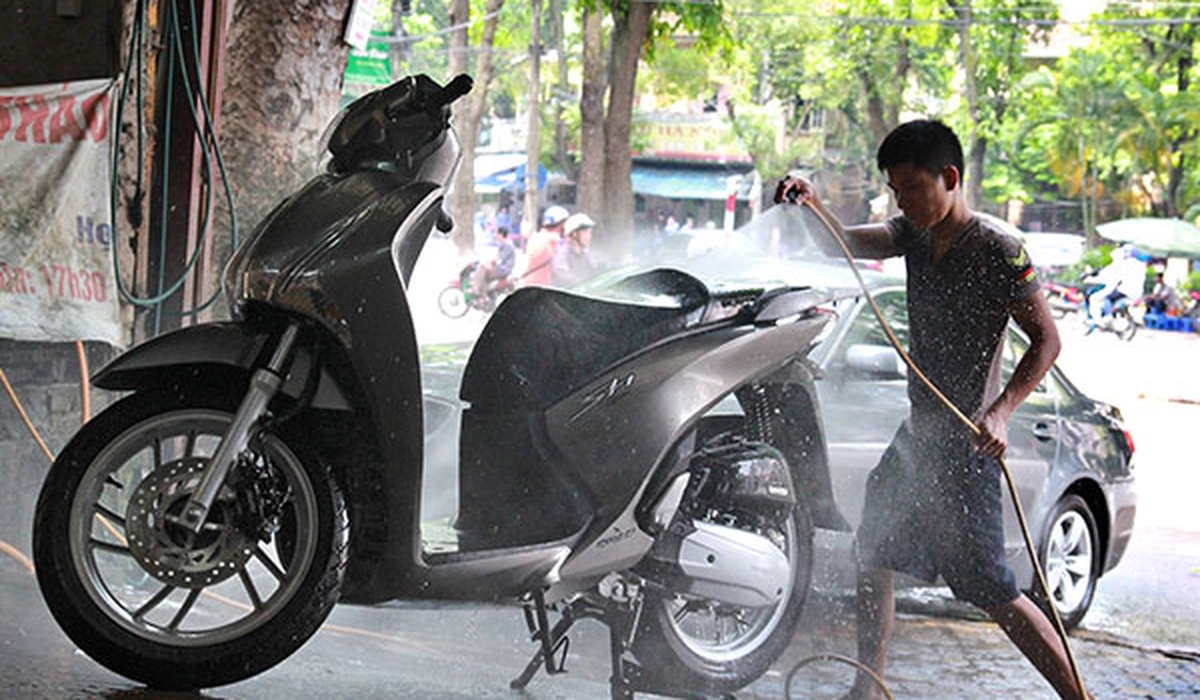 Rùng mình với các điểm rửa xe
