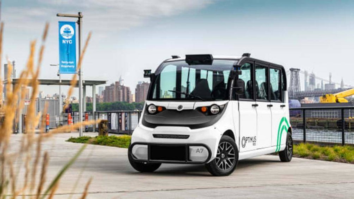 Optimus Ride ra mắt xe buýt tự động đưa đón nhân viên công ty