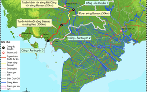 Lo ĐBSCL thiếu nước khi c&oacute; k&ecirc;nh đ&agrave;o Funan Techo