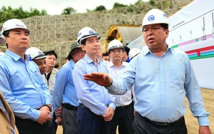 Quản chặt chất lượng, tiến độ cao tốc Ch&iacute; Thạnh - V&acirc;n Phong trong giai đoạn nước r&uacute;t
