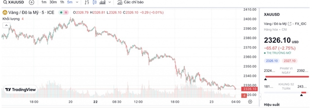 Gi&aacute; v&agrave;ng trong nước cắm đầu lao dốc trước giờ đấu thầu, chuy&ecirc;n gia dự b&aacute;o g&igrave;?- Ảnh 2.