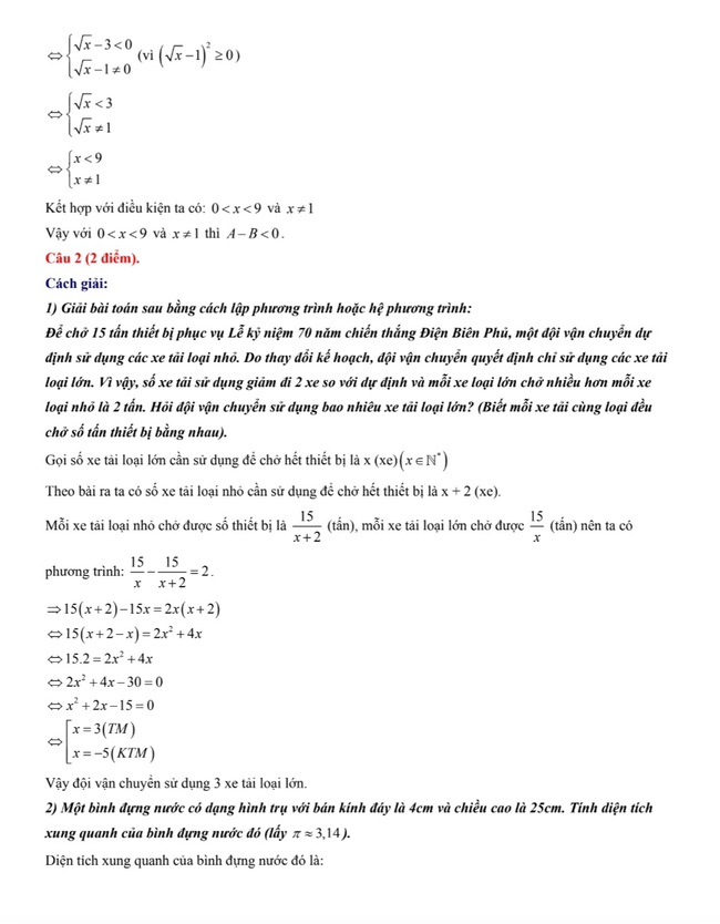 Đ&aacute;p &aacute;n đề thi m&ocirc;n To&aacute;n tuyển sinh v&agrave;o lớp 10 H&agrave; Nội năm 2024- Ảnh 5.