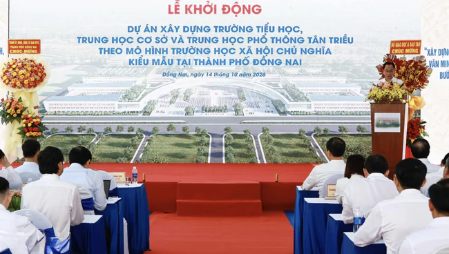 Đồng Nai khởi động dự &aacute;n trường li&ecirc;n cấp x&atilde; hội chủ nghĩa kiểu mẫu rộng 14,35ha- Ảnh 2.