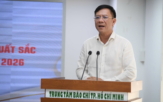 TP.HCM khen thưởng 70 t&aacute;c phẩm b&aacute;o ch&iacute; ti&ecirc;u biểu qu&yacute; I/2026, b&aacute;o X&acirc;y dựng c&oacute; 2 t&aacute;c phẩm - Ảnh 2.