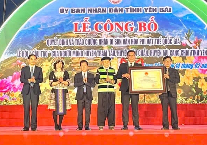 Lễ hội Gầu T&agrave;o được c&ocirc;ng nhận l&agrave; Di sản Văn h&oacute;a phi vật thể quốc gia- Ảnh 1.