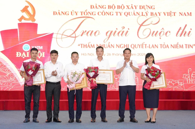 VATM trao giải cuộc thi &ldquo;Thấm nhuần Nghị quyết - Lan tỏa niềm tin&rdquo;- Ảnh 1.