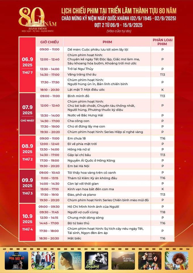 Tăng suất chiếu phim miễn ph&iacute; chi&ecirc;u đ&atilde;i kh&aacute;n giả tại Triển l&atilde;m th&agrave;nh tựu đất nước- Ảnh 1.