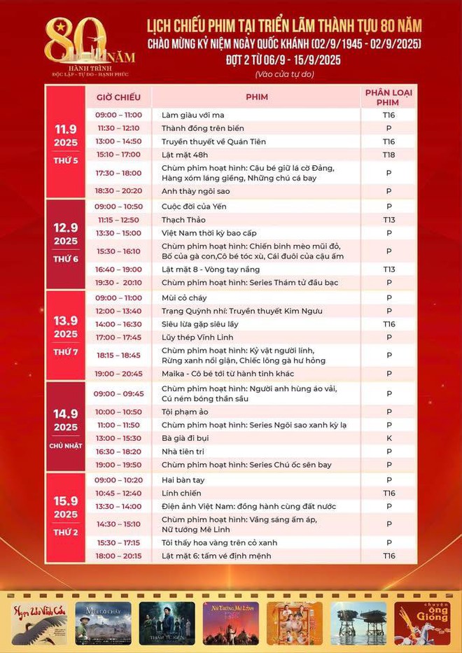 Tăng suất chiếu phim miễn ph&iacute; chi&ecirc;u đ&atilde;i kh&aacute;n giả tại Triển l&atilde;m th&agrave;nh tựu đất nước- Ảnh 2.