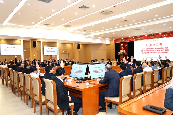 Bộ X&acirc;y dựng tổ chức Hội nghị giới thiệu nh&acirc;n sự ứng cử đại biểu Quốc hội kho&aacute; XVI- Ảnh 4.