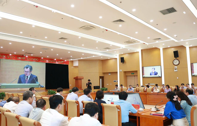 Đảng ủy Bộ Xây dựng kết nối Hội nghị quán triệt Nghị quyết Trung ương IV khoá XIV- Ảnh 4.
