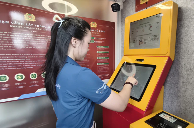Thí điểm “Trạm Cảnh sát thông minh” ứng dụng AI, nhận tin báo tội phạm và gọi điện SOS - Ảnh 3.