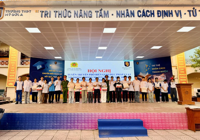 Mỹ Đức (Hà Nội): Hướng dẫn học sinh nhận diện nguy cơ từ ma túy, bạo lực học đường- Ảnh 6.