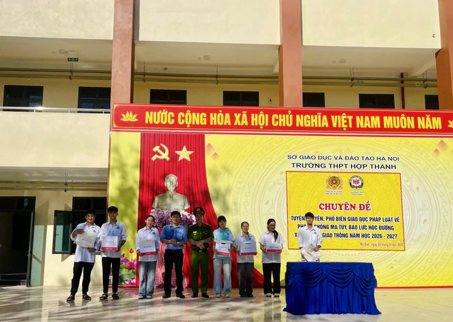 Mỹ Đức (Hà Nội): Hướng dẫn học sinh nhận diện nguy cơ từ ma túy, bạo lực học đường- Ảnh 3.
