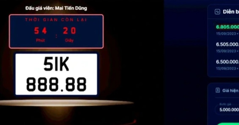 Bộ Tư ph&aacute;p: Người bỏ cọc đấu gi&aacute; biển số xe c&oacute; thể bị phạt h&agrave;nh ch&iacute;nh - Ảnh 2.