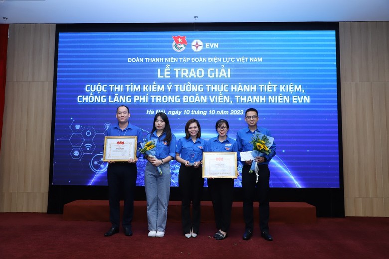 Tuổi trẻ EVNNPT đoạt 2 giải trong cuộc thi về &yacute; tưởng thực h&agrave;nh tiết kiệm, chống l&atilde;ng ph&iacute;  - Ảnh 1.