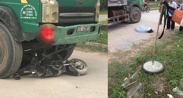 Hưng Y&ecirc;n: Tai nạn với xe tải, một học sinh lớp 9 tử vong - Ảnh 1.