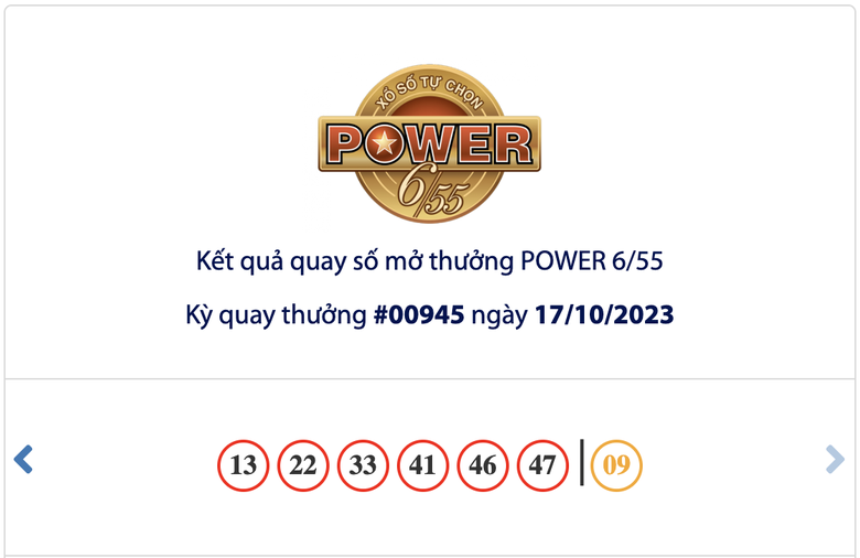 Kết quả xổ số Vietlott 17/10: Ai l&agrave; chủ nh&acirc;n giải Jackpot 126 tỷ đồng? - Ảnh 1.