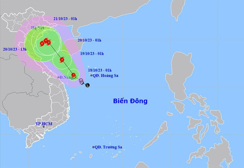 Dự b&aacute;o &aacute;p thấp nhiệt đới mạnh l&ecirc;n th&agrave;nh b&atilde;o - Ảnh 1.