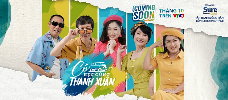 Ph&aacute;t s&oacute;ng định kỳ l&uacute;c 21h15 chủ nhật hằng tuần tr&ecirc;n s&oacute;ng VTV3 từ 22/10, "C&oacute; Hẹn C&ugrave;ng Thanh Xu&acirc;n" hứa hẹn l&agrave; chương tr&igrave;nh truyền h&igrave;nh thực tế "ăn kh&aacute;ch" với sự tham gia của d&agrave;n diễn vi&ecirc;n, nh&agrave; b&aacute;o gạo cội.