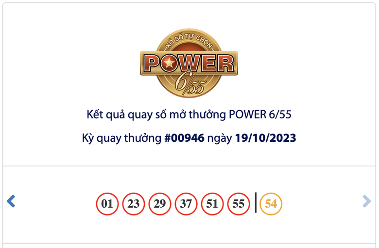 Kết quả xổ số Vietlott 19/10: Ai "ẵm" giải Jackpot 134 tỷ đồng? - Ảnh 1.