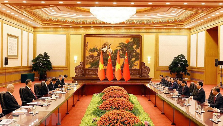 Chủ tịch Tập Cận B&igrave;nh: Trung Quốc hoan ngh&ecirc;nh v&agrave; ủng hộ Việt Nam ph&aacute;t triển lớn mạnh - Ảnh 2.